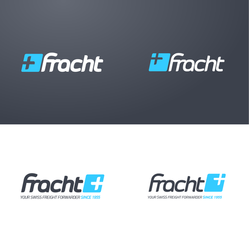 Swiss logo with the title 'Logo for international logistic firm CH/USA'