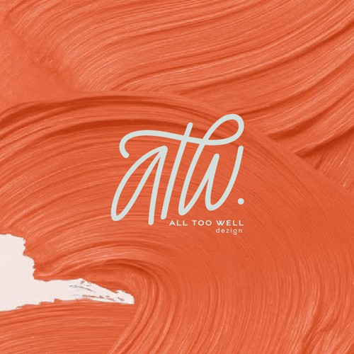 Fine Art logo with the title 'All too Well logo concept'
