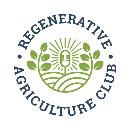 Unity design with the title 'Logo for Regenerative Agriculture Club Video Podcast'