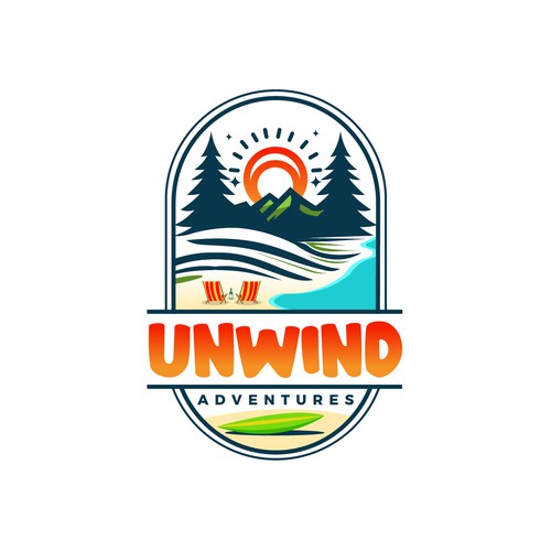 Travel agency brand with the title 'Logo and brand design for travel agency.'