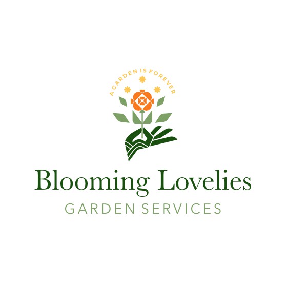 Bloom logo with the title 'Logo for gardening business'