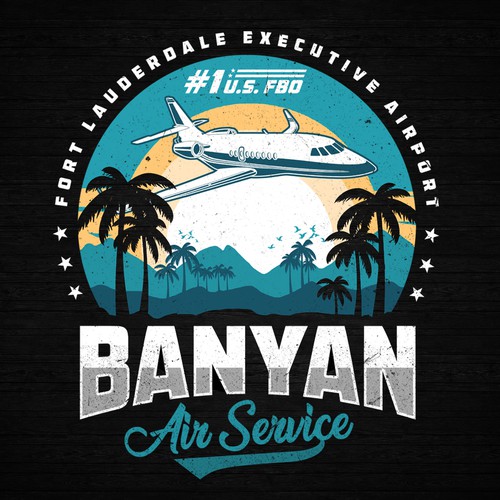Travel t-shirt with the title 'Banyan  #1 team celebration shirt'