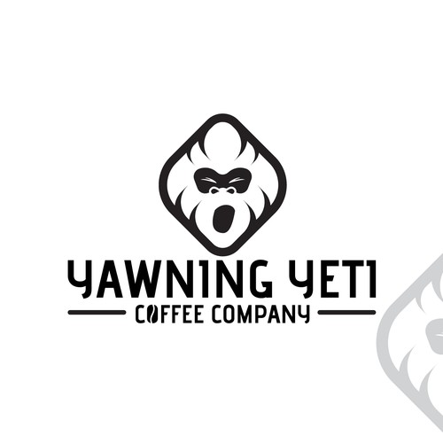 Yeti logo with the title 'Yawning Yeti'