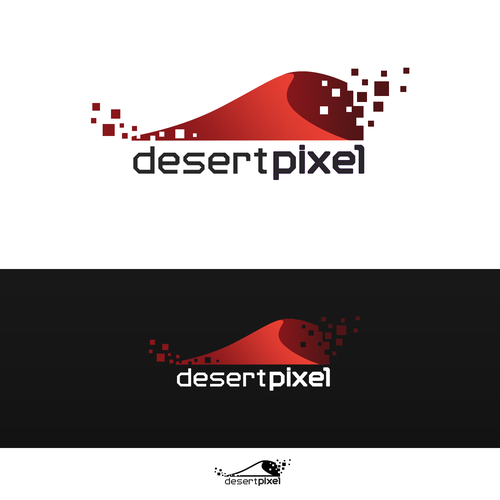 Desert logo with the title 'DesertPixel'
