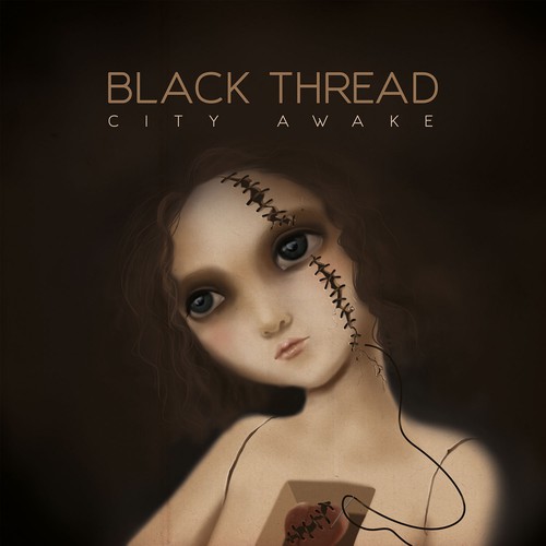 Doll design with the title 'Black Thread - City Awake'