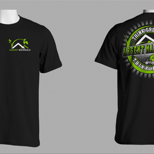 Industrial t-shirt with the title 'concrete and asphalt'