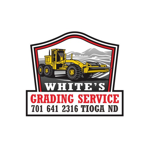 Street logo with the title 'grading machine'