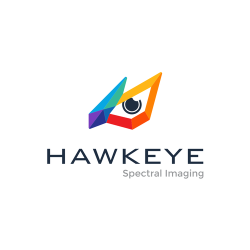Hawk design with the title 'Hawkeye Spectral Imaging'