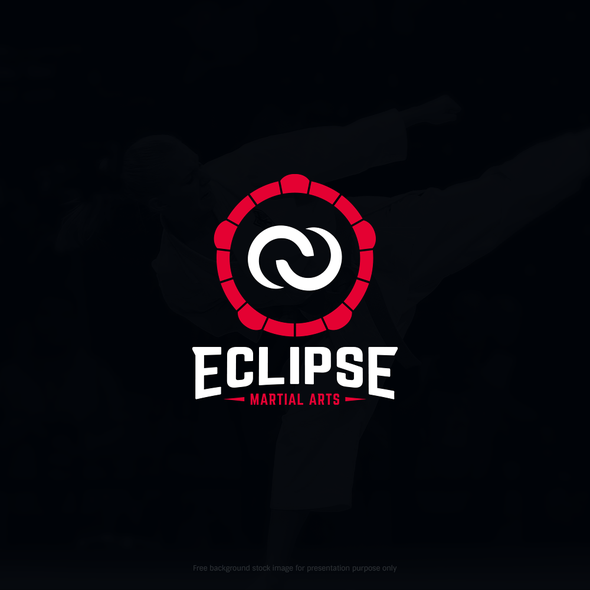 Karate design with the title 'Eclipse Martial Arts'