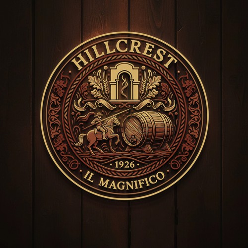 Moonshine logo with the title 'Mysterious theme logo'