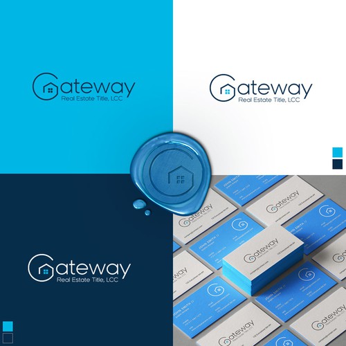 Real estate logo with the title 'Gateway '