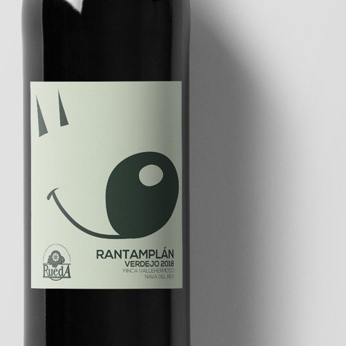 Spanish label with the title 'Spanish wine label'