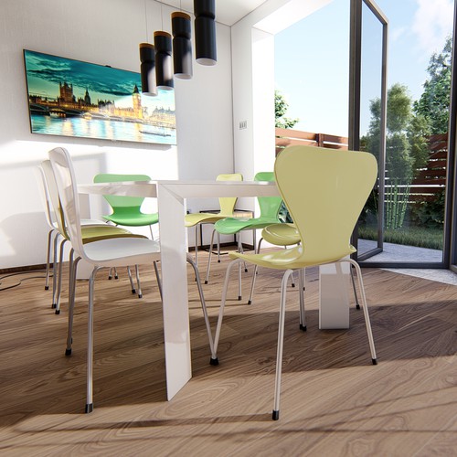 Architecture design with the title 'London House Interior'