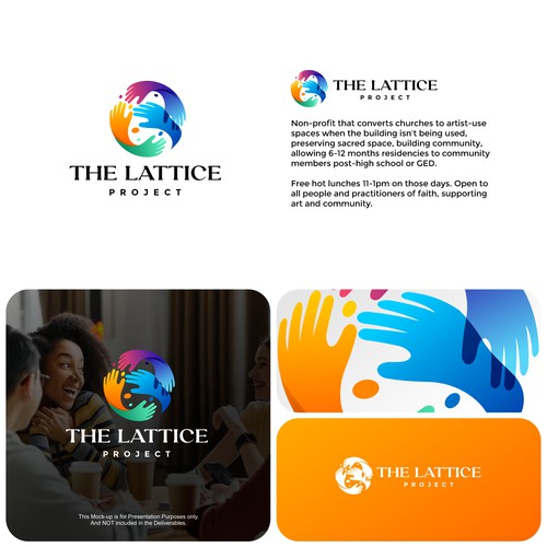 Logo with the title 'The Lattice Project Logo'