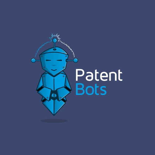 Mechanical design with the title 'Patent Bots'