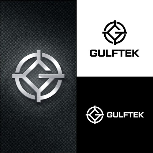 Navy design with the title 'Winner of GULFTEK Contest'
