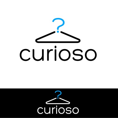 Double meaning logo with the title 'Help Curioso with a new logo'