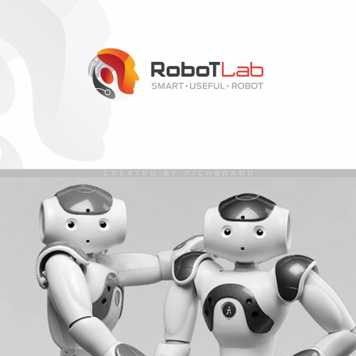 Robot brand with the title 'RoBot Lab - Design Logo Concepts'