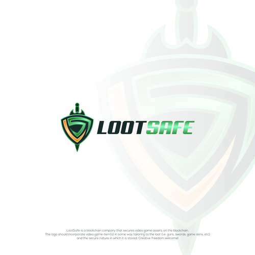Artwork logo with the title 'LootSafe'