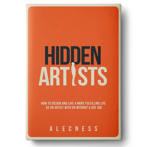 Artsy book cover with the title 'Hidden Artists'