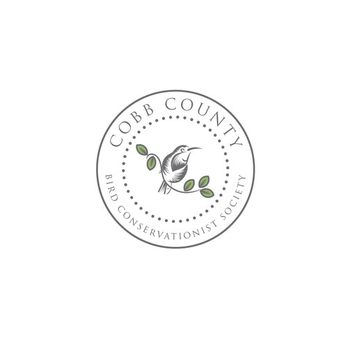Label logo with the title 'Cobb County'