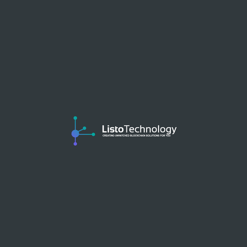 L logo with the title 'Listo Tech logo concept'
