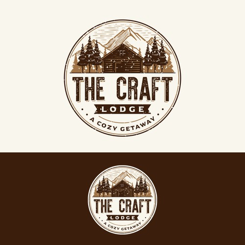Woods design with the title 'The Craft Lodge'