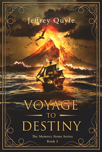 Book cover with the title 'Voyage to Destiny'