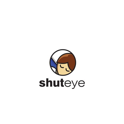 Pillow logo with the title 'Logo For Shuteye'