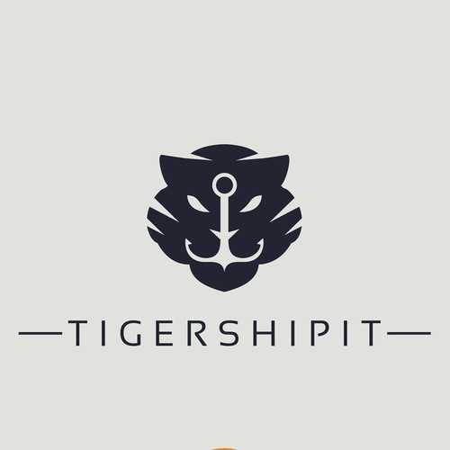 Tiger logo with the title 'Logo for an apparel company'