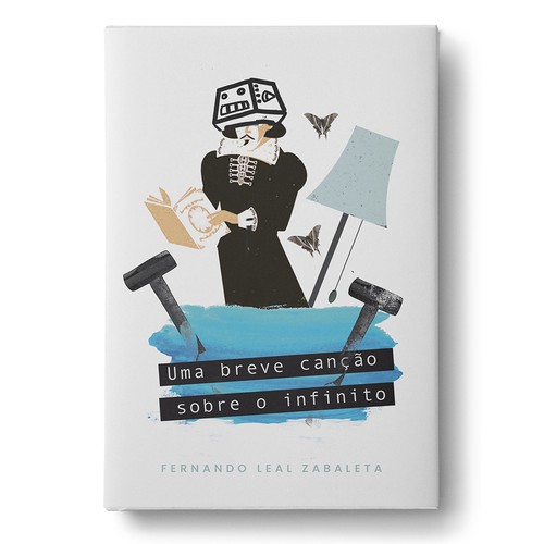 White background design with the title 'A brief song about infinity'