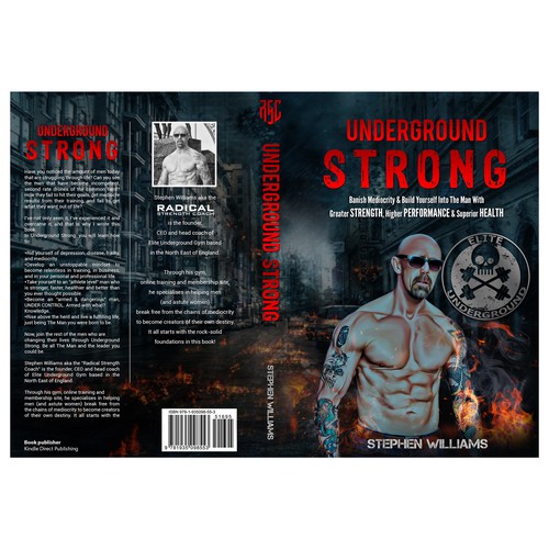 Sports book cover with the title 'Underground Strong'