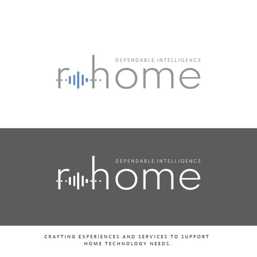 Gray and blue design with the title 'Logo Design '