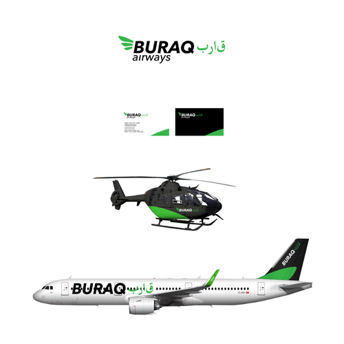 Transportation brand with the title 'Corporate Identity for an Airline'