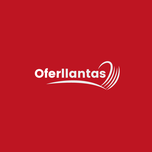 Wheel logo with the title 'Logo design for Oferllantas'