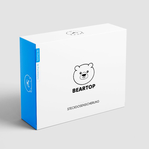 Baby packaging with the title 'Beartop Packaging Design'