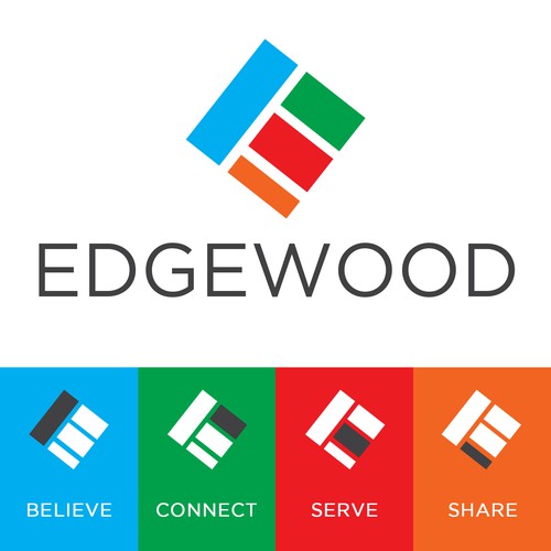 Ministry logo with the title 'Edgewood Church'