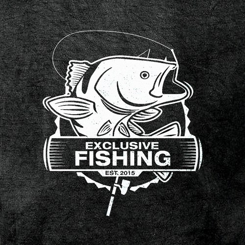 Adobe creative cloud logo with the title 'EXCLUSIVE FISHING'