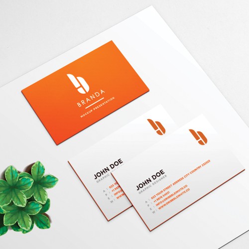 Architecture logo with the title 'Modern style logo & icon for BRANDA'