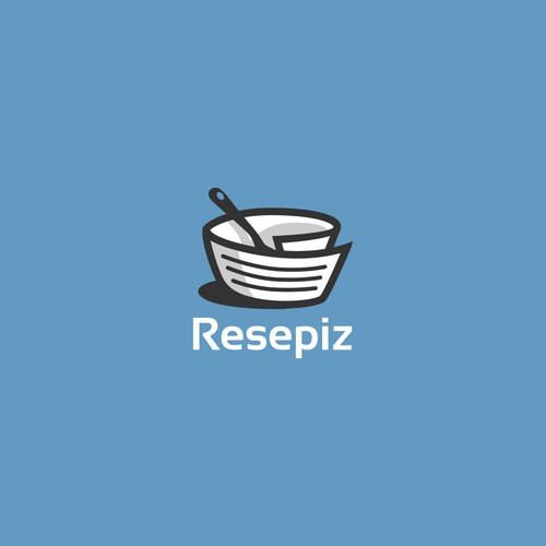 Beverage logo with the title 'resepiz logo'