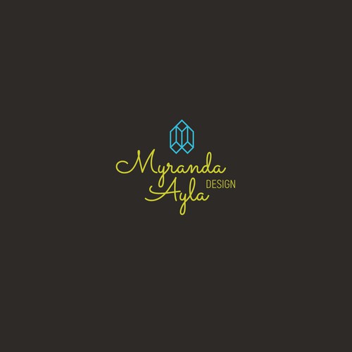 Artist logo with the title 'Concept for Myranda Ayla Design, 3D renderings and site plans'