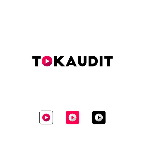 Tiktok logo with the title 'Tokaudit Logo'