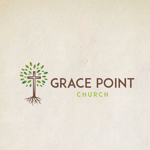 Tree root logo with the title 'logo for Religious '