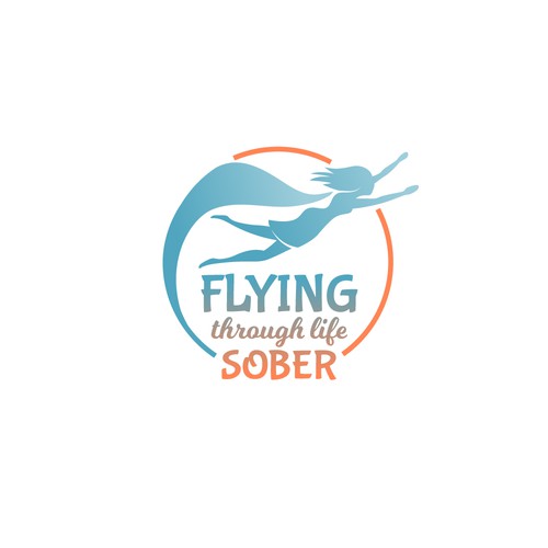 Alcohol brand with the title 'Feminine logo for life coach'