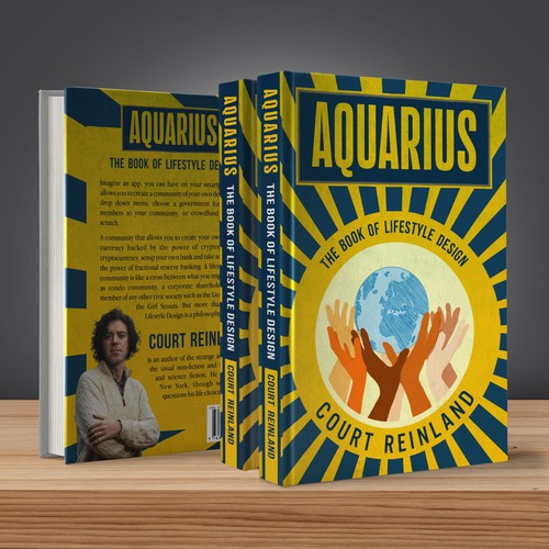 Technology book cover with the title 'Aquarius: The Book of Lifestyle Design'