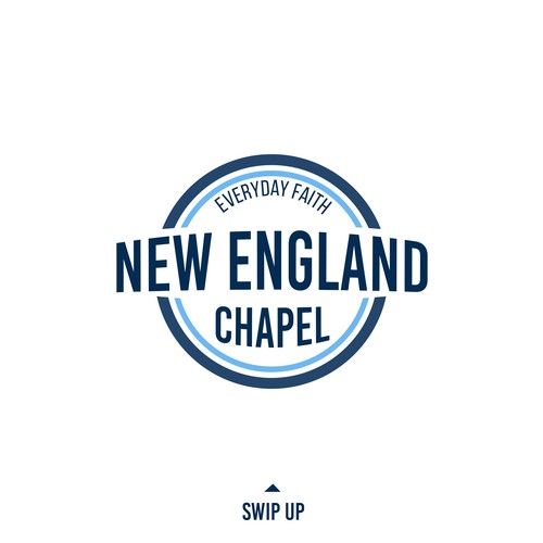 Maine logo with the title 'Logo for a Church in New England'