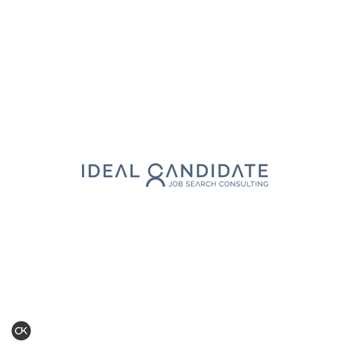 Recruitment logo with the title 'Modern logo for Job Search Consulting'