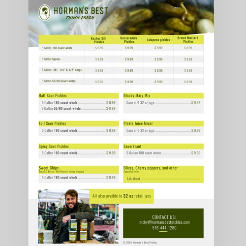 A4 design with the title 'Easy Sales Kit with all imagery available on website.'