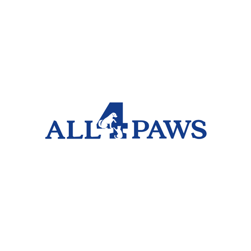 Paw logo with the title 'All 4 Paws'