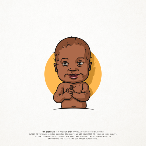 Chocolate logo with the title 'Tiny Chocolate'